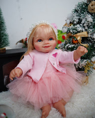 Kia - 20" Lifelike Reborn Baby Dolls Handmade Realistic Newborn Girl Toys