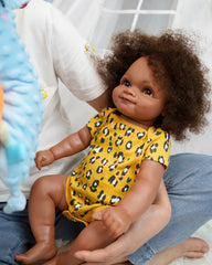 Isoke - 20" Lifelike Reborn Baby Dolls Handmade Realistic Newborn Girl Toys