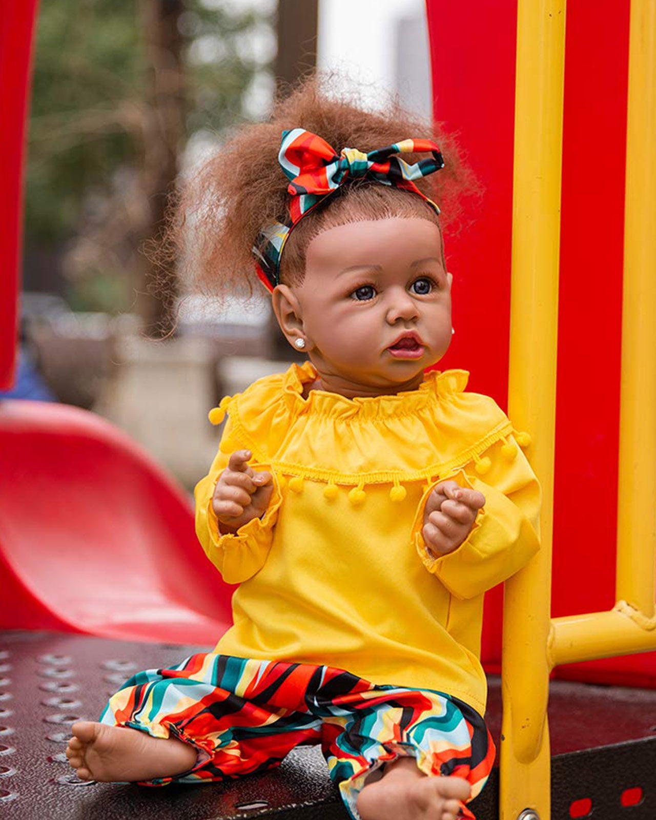 MineeQu 20 inch 50 cm echte baby maat Afro-Amerikaanse Hand geworteld krullend haar pasgeboren glimlachende pop, zwarte huid zacht gewogen lichaam gift set herboren knuffelige baby's die er echt MineeQu 20 inch 50 cm echte baby maat Afro-Amerikaanse Hand geworteld krullend haar pasgeboren glimlachende pop, zwarte huid zacht gewogen lichaam gift set herboren knuffelige baby's die er echt