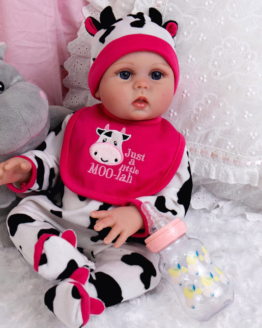 Gail - 22" Reborn Baby Dolls Soft Body Realistic Toddlers Girl with Weighted Soft Body