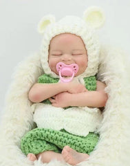 Algernon - 20" Full Silicone Reborn Baby Dolls Cute Sleeping Toddlers Boy with 3D Skin Body