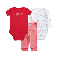 (Buy 1 get 1 at 50% off) 3PK long-sleeve bodysuit with Pants for 24" Reborn Baby Dolls