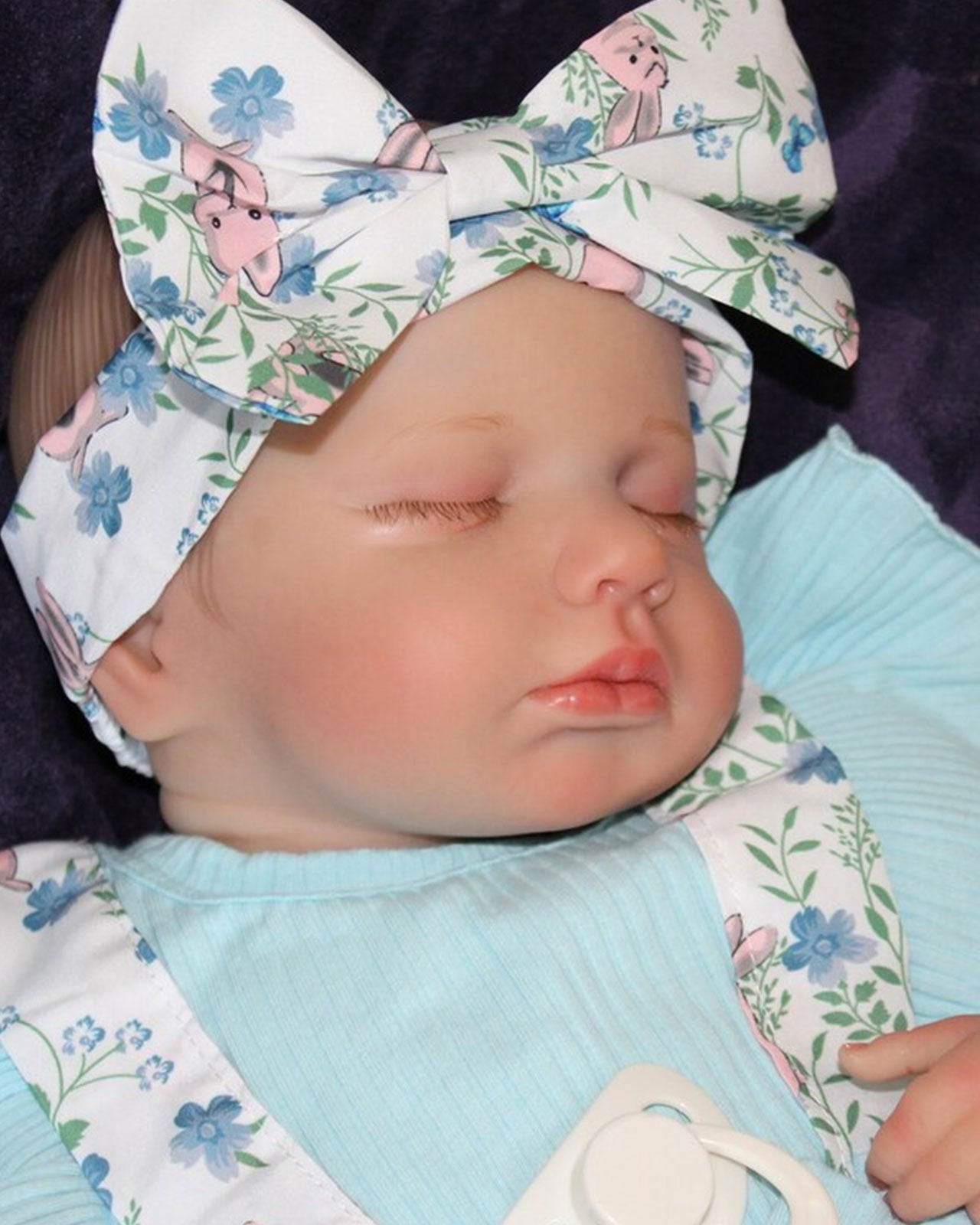 Luna - 20" Reborn Baby Dolls Lovely Sleeping Newborn Girl with Hand-painted Hair