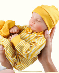 Noah - 17" Reborn Baby Dolls Looks Real Life Soft Silicone Vinyl  Newborn Boy with Sleeping Eyes