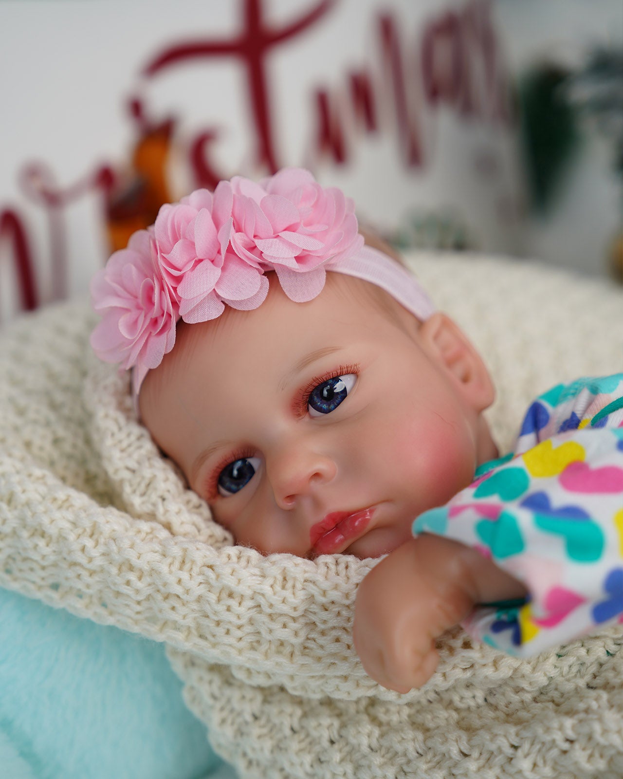 Basia - 20" Reborn Baby Dolls Realistic Newborn Girl with Cute Little Button Nose