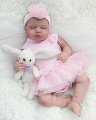 Charissa - 20" Reborn Baby Dolls Realistic Newborn Baby Girl with Lifelike Face and Limbs for Kids Age 3+