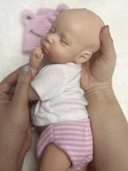 Jessica - 13" Full Silicone Reborn Baby Dolls Hand Painted Cute Newborn Girl with Handmade Soft Touch