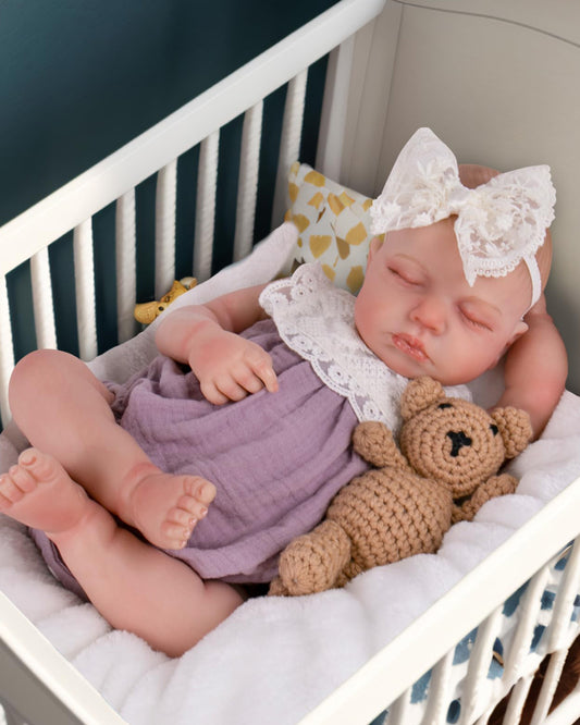 Carolina - 20" Reborn Baby Dolls with Sweet Sleeping Face Newborn Baby Dolls Handmade Baby