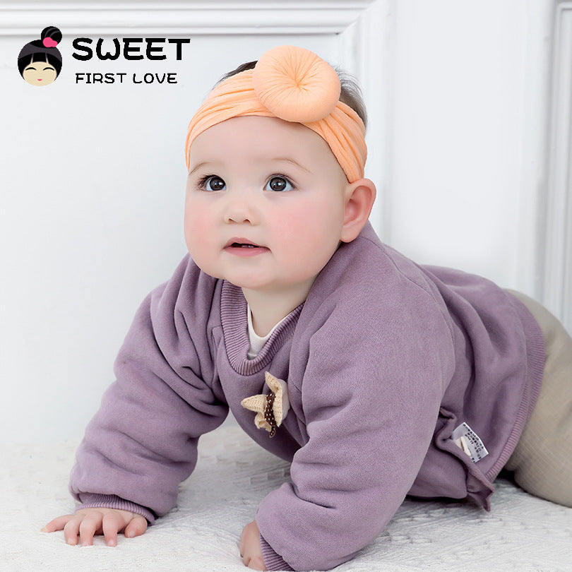 (Buy 1 get 1 at 50% off) Baby Turban Headbands for Reborn Baby Dolls Infant Gifts