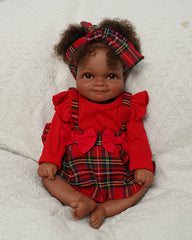 Talia - 20" Reborn Baby Dolls Black with Lifelike Soft Body African American Realistic-Newborn Girl