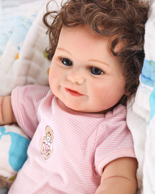 Kaydora - 20" Reborn Baby Dolls Sparkling New Lovely Realistic Newborn Girl with Chubby Face