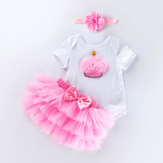 (Buy 1 get 1 at 50% off) Layered Chiffon Skirt set for 24" Reborn Baby Dolls