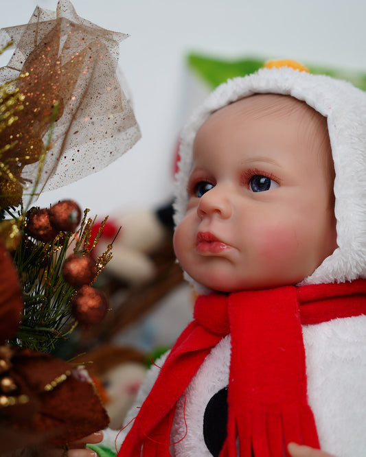 Dolores - 20" Reborn Baby Dolls Cute Awake Newborn Boy with Chubby Cheeks