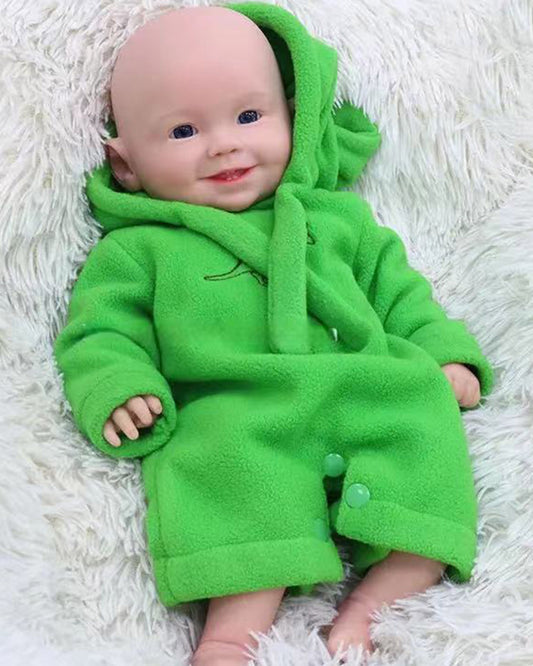 Craig - 18" Full Silicone Reborn Baby Dolls Cute Smile Newborn Boy with Teeth