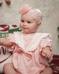 Wallis - 24" Reborn Baby Dolls Cute Chubby Toddlers Girl with Enchanting Innocent Expression