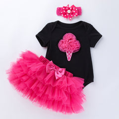 (Buy 1 get 1 at 50% off) Layered Chiffon Skirt set for 24" Reborn Baby Dolls