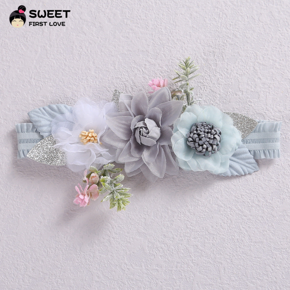 (Buy 1 get 1 at 50% off) Lolita Princess Tiara Baby Girls Flower Headband for Reborn Baby Dolls