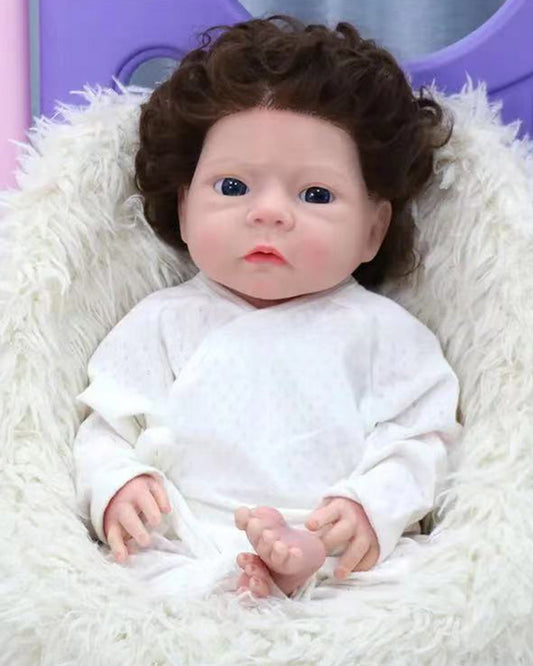 Marissa - 18" Full Silicone Reborn Baby Dolls Realistic-Weighted Newborn Girl With Platinum Silicone Body