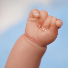 Lyuda - 20" Reborn Baby Doll with 3D Painted Skin and Hand-painted Visible Blood Vessel Fabric Toys