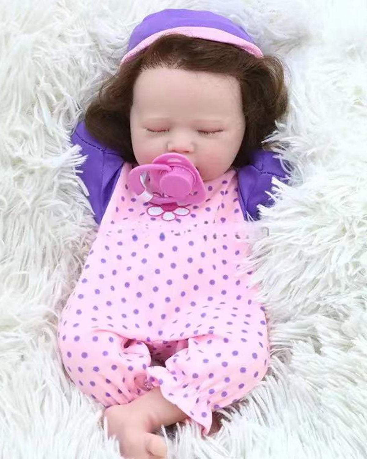 Mavis - 13" Full Silicone Reborn Baby Dolls Premature Girl with Solid Weighted Body