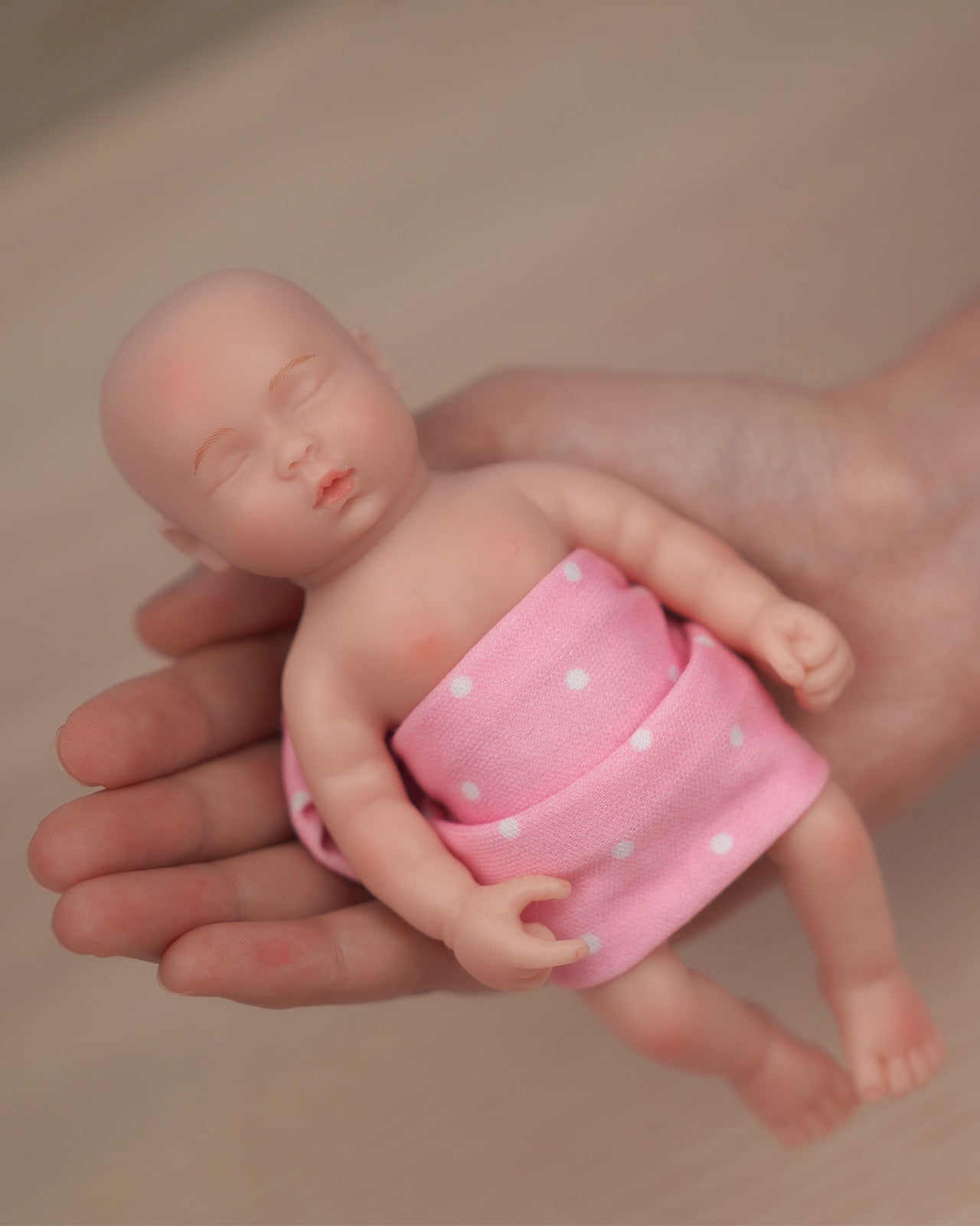 Mia - 6" Full Silicone Reborn Baby Dolls Bouncy Newborn Girl With Flexible Waterproof Body