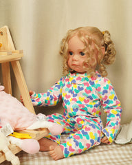 Aurora - 22" Reborn Baby Dolls Realistic Newborn Toddler Girl with Blue Eyes and Soft Washable Vinyl Body
