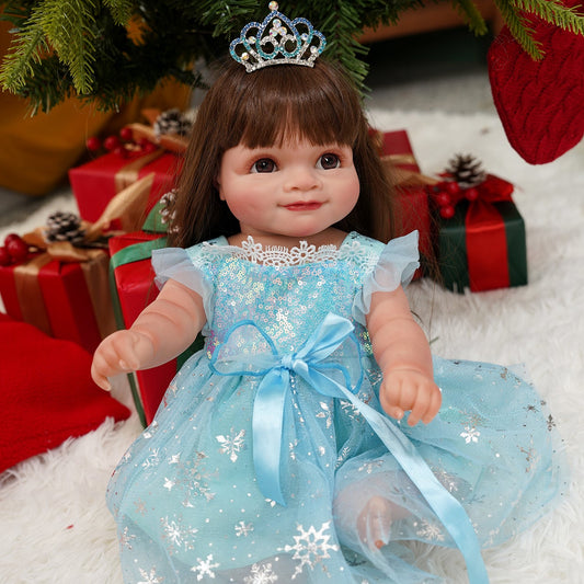Dasha - 20" Soft Body Reborn Baby Doll with Artisan Craftsmanship, 3D Skin Texture, and Visible Veins, for Collectors and Children