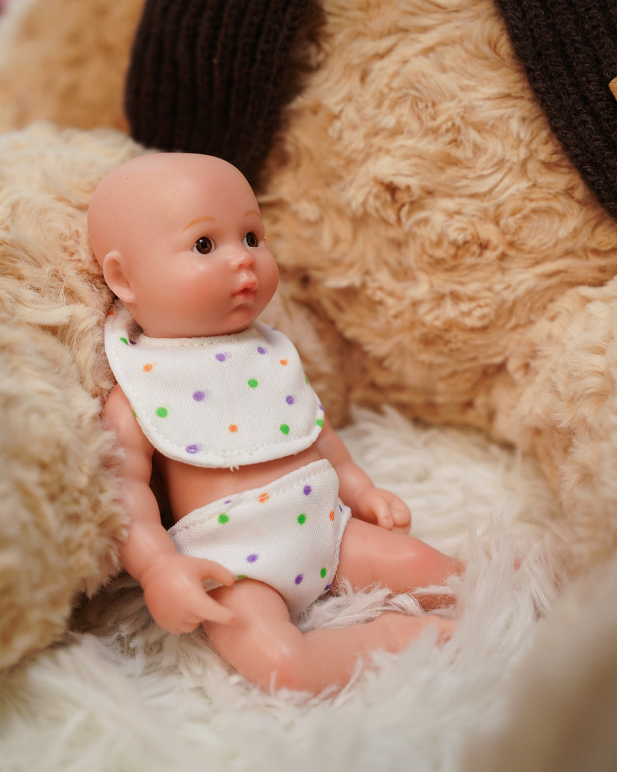 Ange - 6" Full Silicone Reborn Baby Dolls Realistic Newborn Baby with a Soft and Elastic Texture