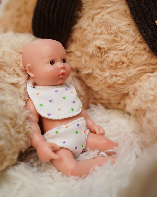 Ange - 6" Full Silicone Reborn Baby Dolls Realistic Newborn Baby with a Soft and Elastic Texture