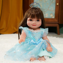 Dasha - 20" Soft Body Reborn Baby Doll with Artisan Craftsmanship, 3D Skin Texture, and Visible Veins, for Collectors and Children
