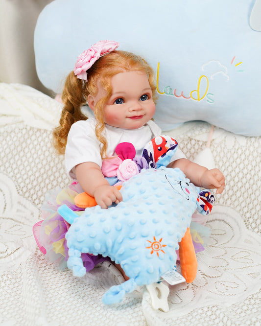 Roberta - Reborn Baby Dolls Toddler Girls - 20" Lifelike Baby Doll Look Real Realistic Newborn Baby Gift Toys for Kids Age 3+