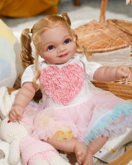 Lolita - 20" Reborn Baby Doll Realistic Baby Doll Poseable Smiling Real Life Baby Dolls