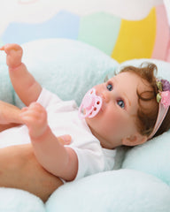 Emma - 20" Reborn Baby Dolls Chubby Smiling Newborn Girl With Smooth Skin