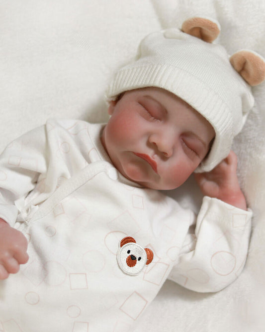 William - 17" Realistic Lifelike Reborn Baby Dolls Soft Body Vinyl Silicone Newborn Boy