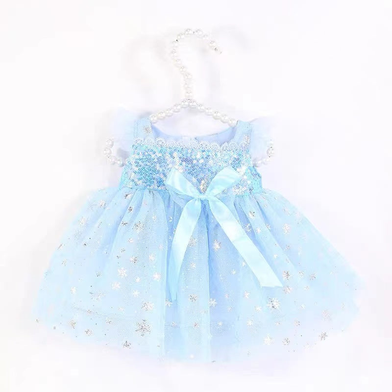 (Buy 1 get 1 at 50% off) Blue princess dress for 20"-24" Reborn Baby Dolls