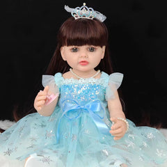 (Buy 1 get 1 at 50% off) Blue princess dress for 20"-22" Reborn Baby Dolls