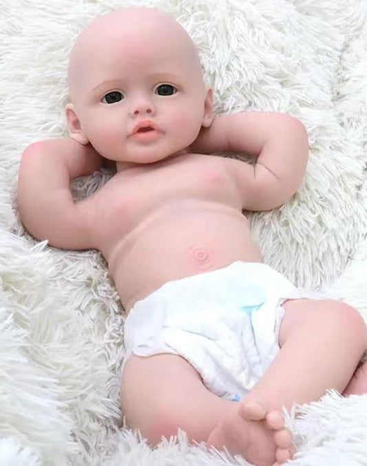 Agnes - 22" Full Silicone Reborn Baby Dolls High-Quality Toddler Girl with Weighted Body