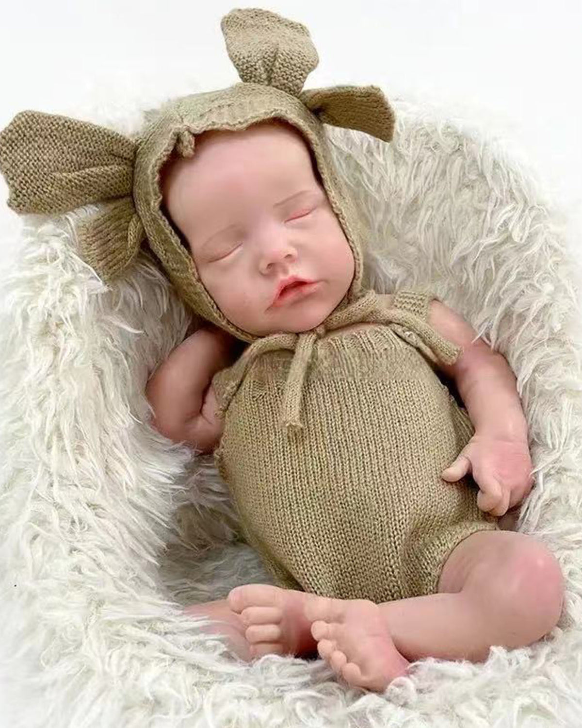 Nicole - 18" Full Silicone Reborn Baby Dolls High-Quality Toddler Girl with Elastic and Supple Body