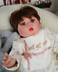 Janet - 22" Reborn Baby Dolls Cute Chubby Toddlers Girl with Enchanting Innocent Expression