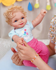 Estela - 20" Lifelike Reborn Baby Dolls with Soft Body Realistic Baby Dolls Poseable Limbs Real Life Baby Dolls