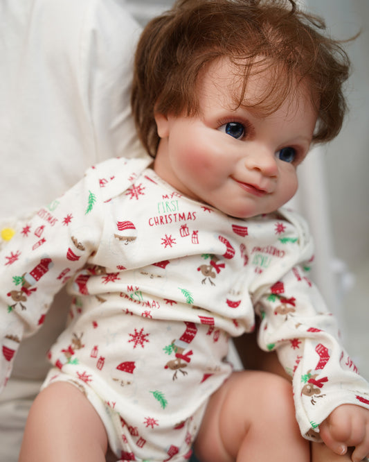 Raya - 20" Reborn Baby Dolls Sweet Smile Newborn Girl - Vacos Designed