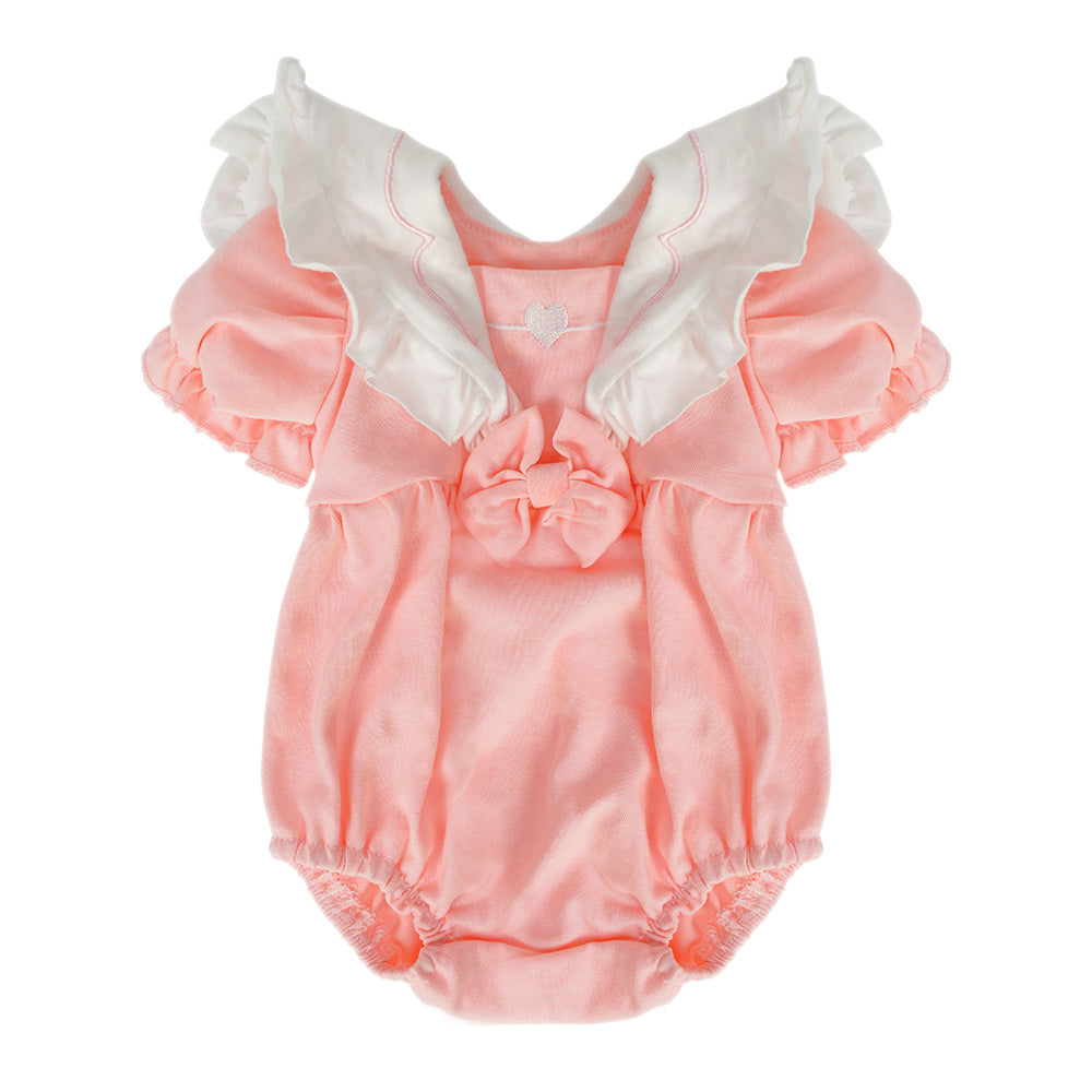 Baby Girl Pink Romper Suit for 17"-20" Reborn Baby Dolls
