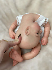 Claude - 13" Full Silicone Reborn Baby Dolls Premature Girl Doll with Soft Washable Body