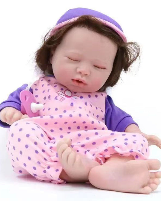 Mavis - 13" Full Silicone Reborn Baby Dolls Premature Girl with Solid Weighted Body