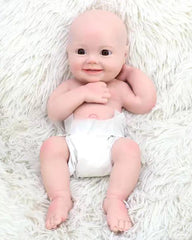 Jerome - 13" Full Silicone Reborn Baby Dolls Cute Smile Premature Boy with Cute Milk Teeth