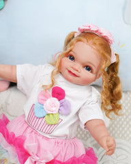 Roberta - Reborn Baby Dolls Toddler Girls - 20" Lifelike Baby Doll Look Real Realistic Newborn Baby Gift Toys for Kids Age 3+