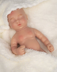 Mia - 6" Full Silicone Reborn Baby Dolls Bouncy Newborn Girl With Flexible Waterproof Body