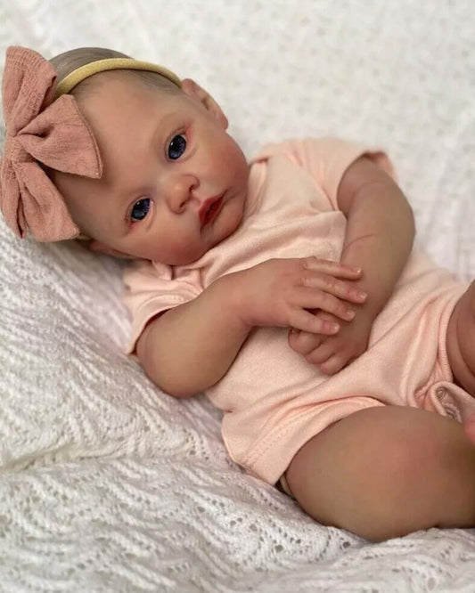 Zhenya - 22" Reborn Baby Dolls Silicone Reborn Baby Doll Toddler Lifelike Real Newborn Toddler Dolls Best Gift for Girl