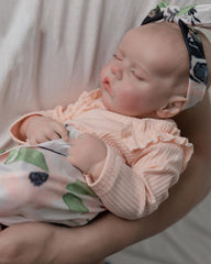 Angelica - 18" Reborn Baby Dolls Lifelike Newborn Innocent Girl with Plump Cheeks
