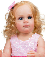 Maggie - 22" Reborn Baby Dolls Adorable Flexible Toddlers Girl With Rooted Hair
